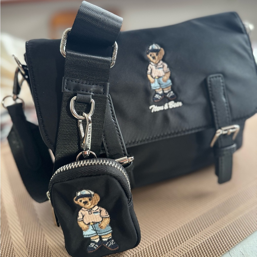Nylon crossbody bag